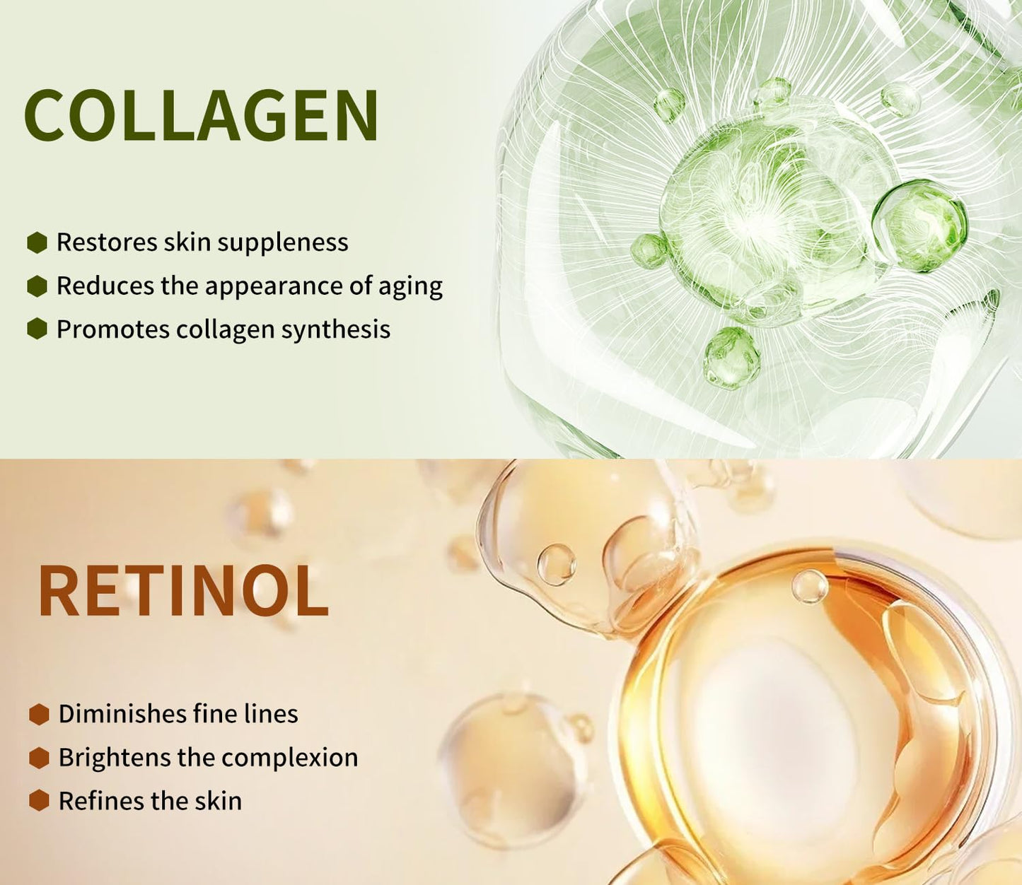 Pack of 10 Collagen Face Mask, Face Masks Skincare with Coenzyme Q10 Retinol anti Aging Facial Masks Skin Care Hydrating Face Beauty Care Masks for Deep Repairing and Moisturizing anti Wrinkles