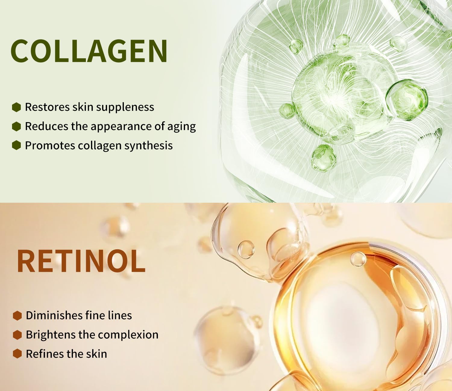 Pack of 10 Collagen Face Mask, Face Masks Skincare with Coenzyme Q10 Retinol anti Aging Facial Masks Skin Care Hydrating Face Beauty Care Masks for Deep Repairing and Moisturizing anti Wrinkles