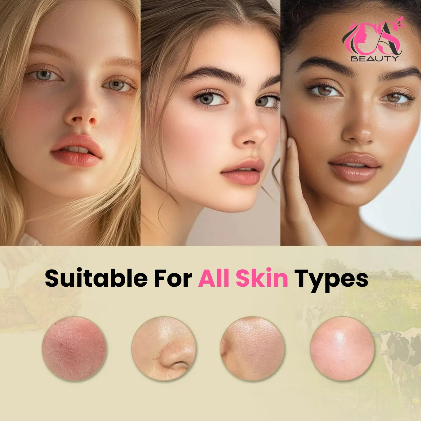 Cas Beauty Balm – Whipped beef tallow and honey face moisturizer for deep hydration and skin nourishment. Grass-fed, grass-finished skincare for face and body